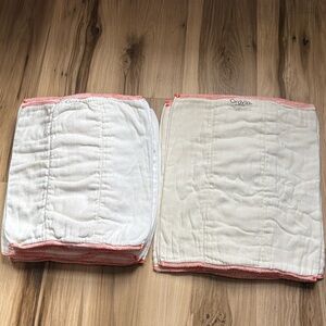 12 Grovia Infant Long sized Prefolds